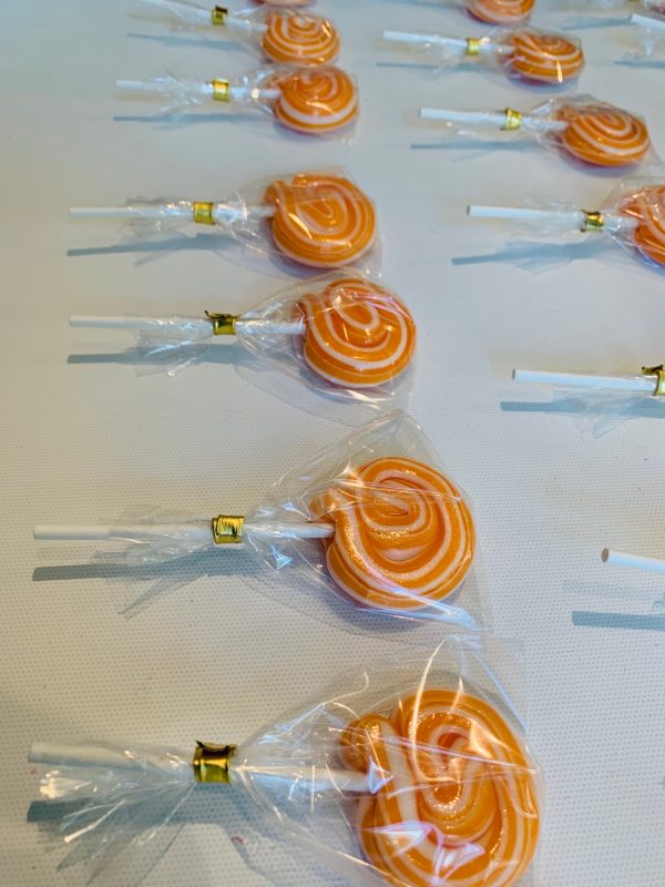 Orangen-Lolli ⋆ Betty&amp;#39;s Bonbon Manufaktur